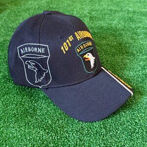 US Army Veteran Proudly Served Black Embroidered Adjustable Baseball Cap Hat